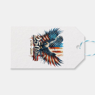 250 Years America Anniversary 250th Independence D Gift Tags