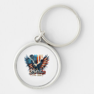 250 Years America Anniversary 250th Independence D Key Ring