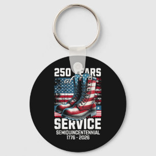 250 Years America Anniversary 250th Independence D Key Ring