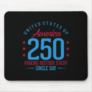 250 Years America Anniversary 250th Independence D Mouse Mat