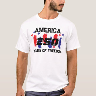 250 Years America Anniversary 250th Independence D T-Shirt