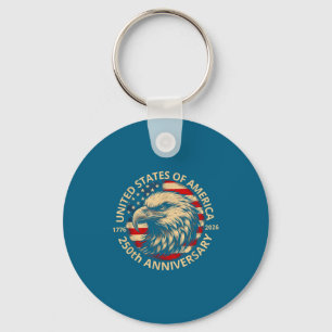 250 years america anniversary 250th independence key ring