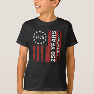 250 Years America Anniversary 250th Independence T-Shirt