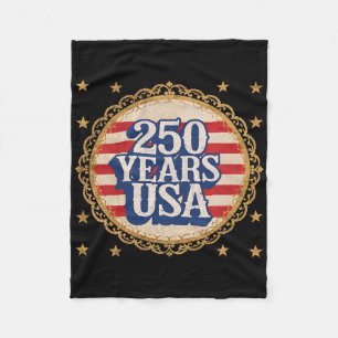 250 Years America Anniversary 250th Liberty Indepe Fleece Blanket