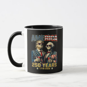 250 Years America Anniversary 250th Trump Mug