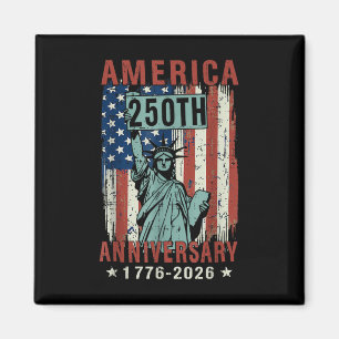 250 Years America Anniversary 4th Of July Independ Magnet