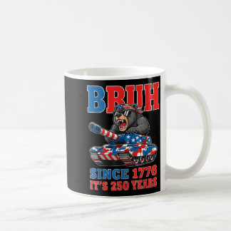 250 Years America Anniversary Bear Tank 1776 Coffee Mug