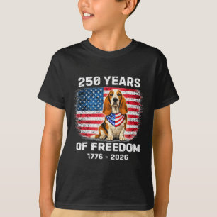 250 Years America Anniversary Bet Hound 250th Anni T-Shirt