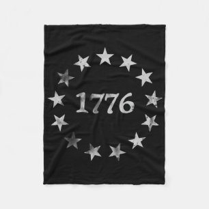 250 Years America Anniversary Grunge Flag Usa 1 Fleece Blanket