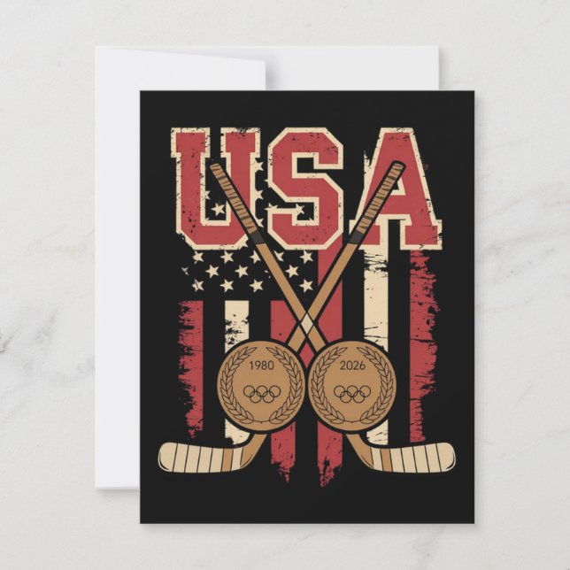 250 Years America Anniversary Invitation (Front)
