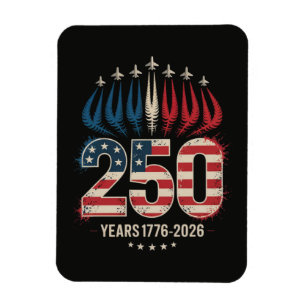 250 Years America Anniversary Magnet