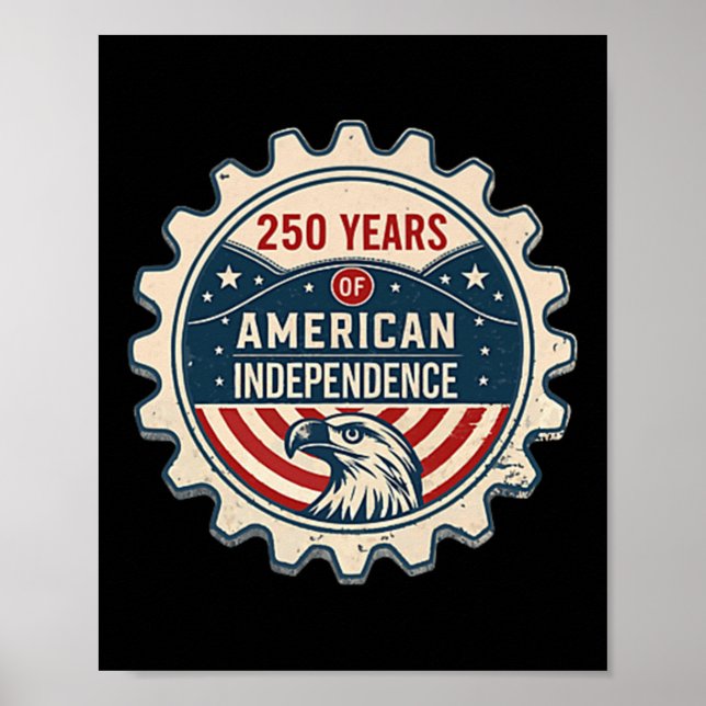 250 Years America Anniversary - Usa 250th Independ Poster (Front)