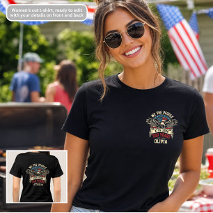 250 Years America Anniversary We the People Womens Tri-Blend Shirt