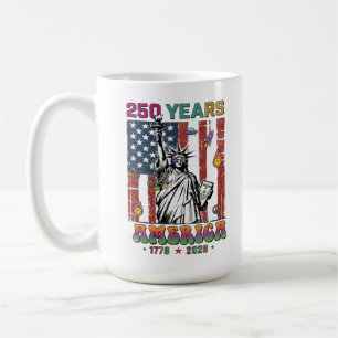 250 Years America Fourth July 2026 Patrio Semiqu Coffee Mug