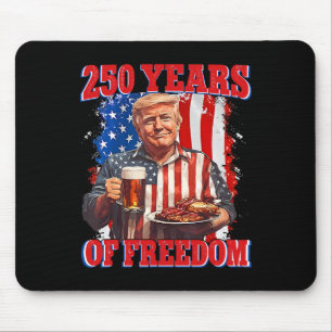 250 Years America Trump July 4th 2026 Freedom Inde Mouse Mat