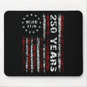 250 years american 1776 2026 250th usa anniversary mouse mat