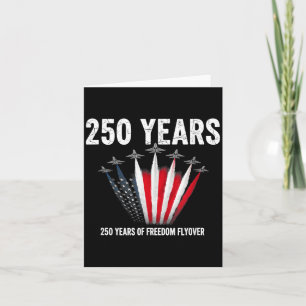 250 years american 1776 2026 250th usa birthday 4t card
