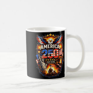 250 years american 1776 2026 250th usa birthday 4t coffee mug