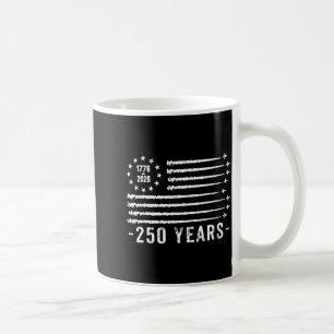 250 Years American 1776 2026 250th USA Birthday Coffee Mug