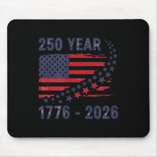 250 years american 1776 2026 250th usa patriotic mouse mat