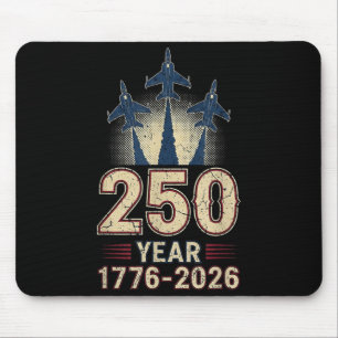 250 Years American 1776 2026 250th USA Patriotic Mouse Mat