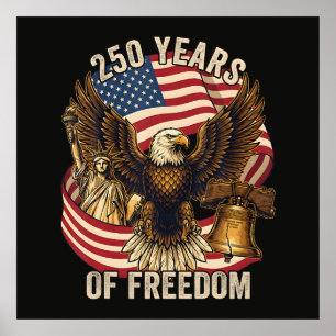 250 Years American 1776-2026 Poster