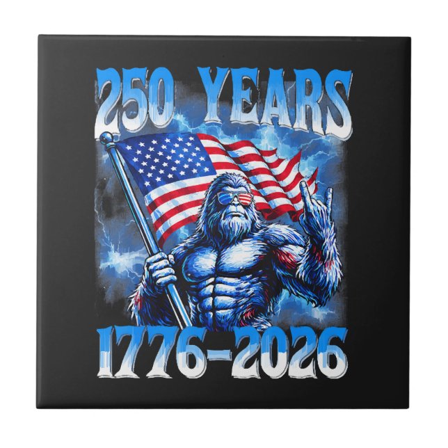 250 Years American 1776 2026 Tile (Front)