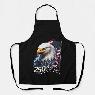 250 Years American 250th Anniversary Patriotic USA Apron