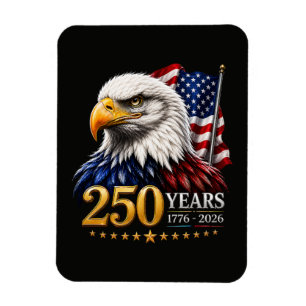 250 Years American 250th Anniversary Patriotic USA Magnet