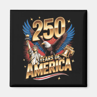 250 Years American 250th Anniversary US USA Flag Magnet