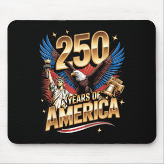 250 Years American 250th Anniversary US USA Flag Mouse Mat