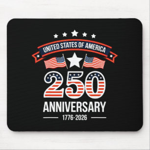 250 Years American 250th Anniversary Usa 4th Of Ju Mouse Mat