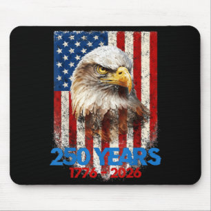 250 Years American 250th Anniversary USA Flag 4th Mouse Mat