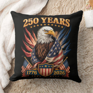 250 Years American 250th Anniversary Usa Patriotic Cushion