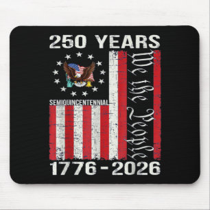 250 Years american 250th anniversary usa us flag 4 Mouse Mat