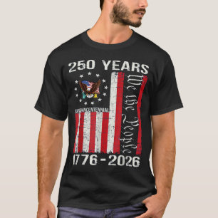 250 Years american 250th anniversary usa us flag 4 T-Shirt