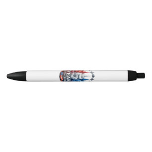 250 Years American 250th USA Patriotic 4th of July Black Ink Pen