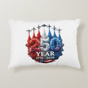 250 Years American 250th USA Patriotic 4th of July Decorative Cushion