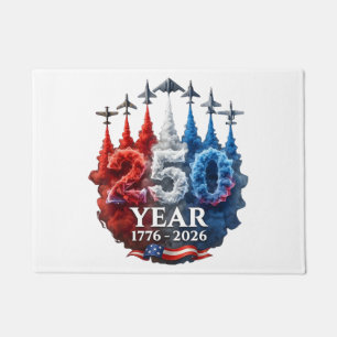 250 Years American 250th USA Patriotic 4th of July Doormat