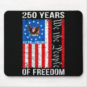 250 years american anniversary 250th usa flag 4th mouse mat