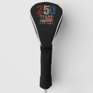 250 Years American Eagle Flag Patriotic Golf Head Cover