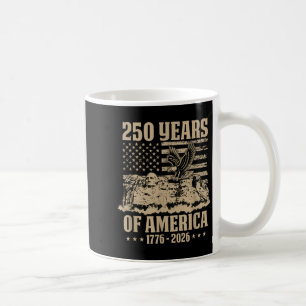 250 Years American Flag 1776-2026 250th Birthday Coffee Mug