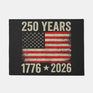 250 Years American Flag 1776-2026 Doormat
