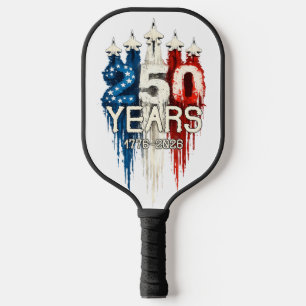 250 Years American Flag 250th Anniversary  Pickleball Paddle