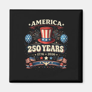 250 Years American Flag 250th Anniversary Usa Inde Magnet