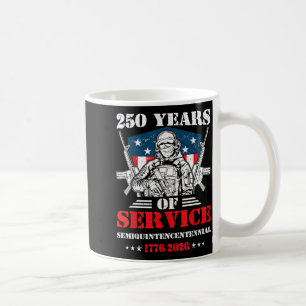 250 Years American Flag 4th of July 2026 1776 Men Coffee Mug