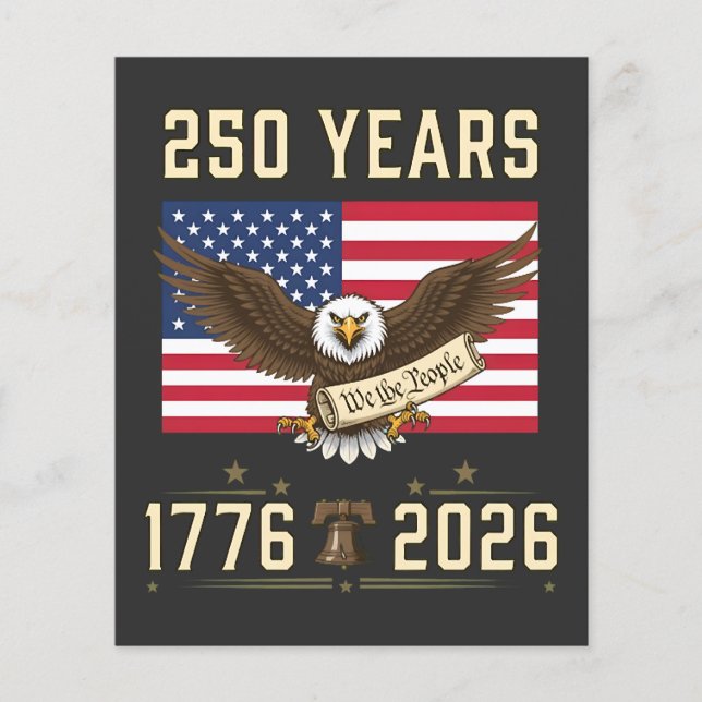 250 Years American Heritage 1776 2026 Flyer (Front)