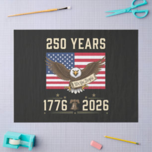 250 Years American Heritage 1776 2026 Tissue Paper