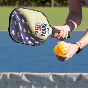 250 Years American Independence Birthday Pickleball Paddle