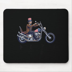 250 Years Anniversary 16th President Motorcycle Mouse Mat